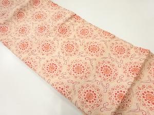 アンティーク　華文模様織出し名古屋帯（着用可）